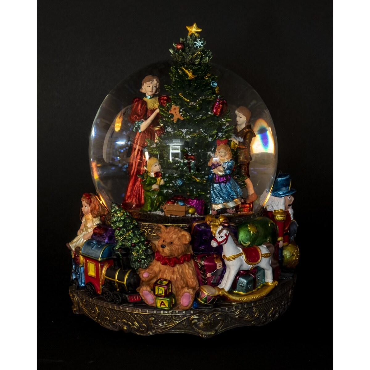 Kula śnieżna z pozytywką LED 24x19x19 cm PALLA DI VETRO