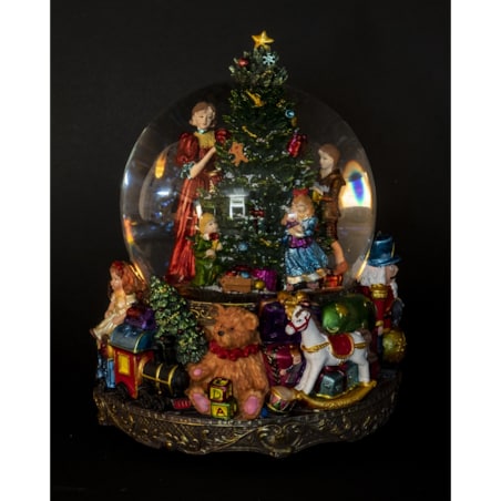 Kula śnieżna z pozytywką LED 24x19x19 cm PALLA DI VETRO