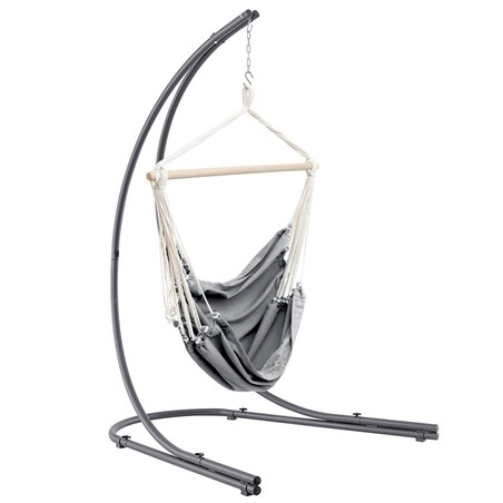 Krzesło brazylijskie Cuenca, bawełniane siedzisko, 135 x 120 x 150 cm