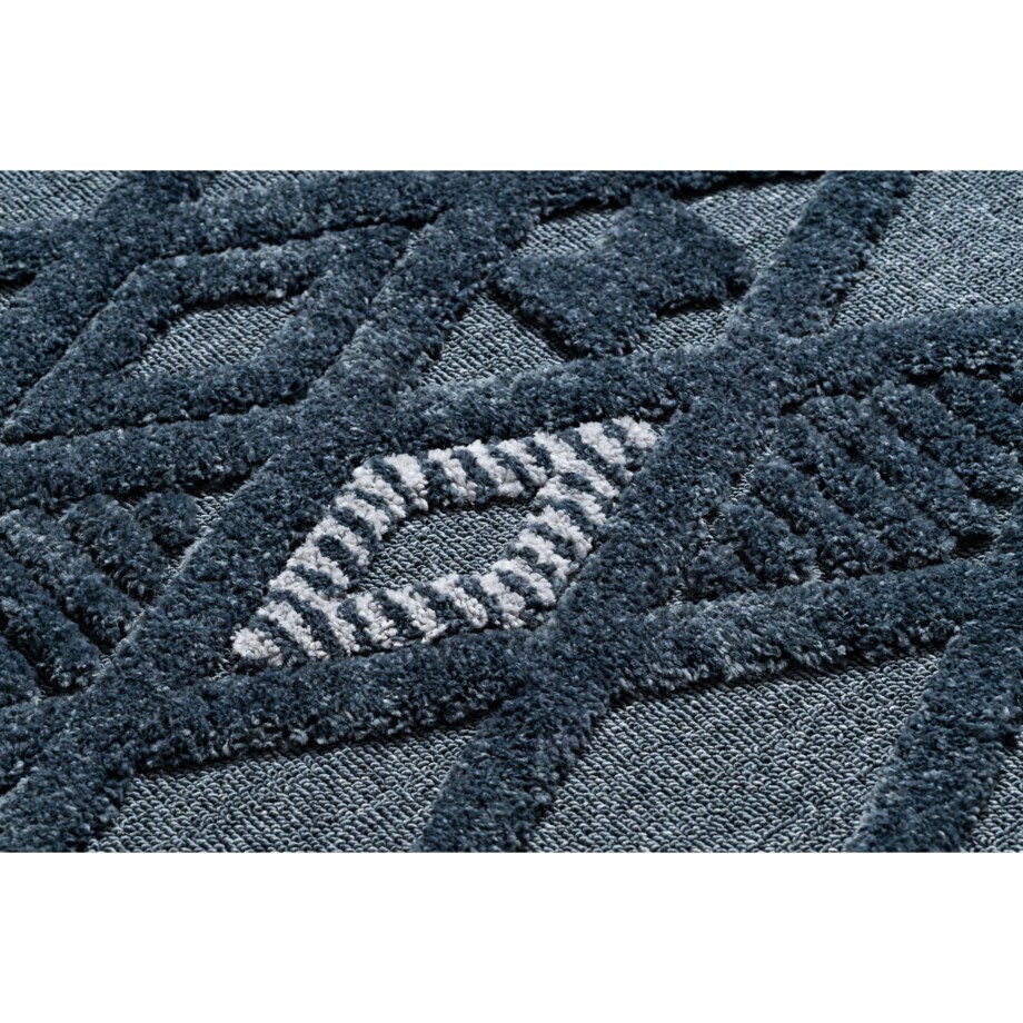 Dywan SEVILLA Y499B kratka, romby niebieski 180x270 cm