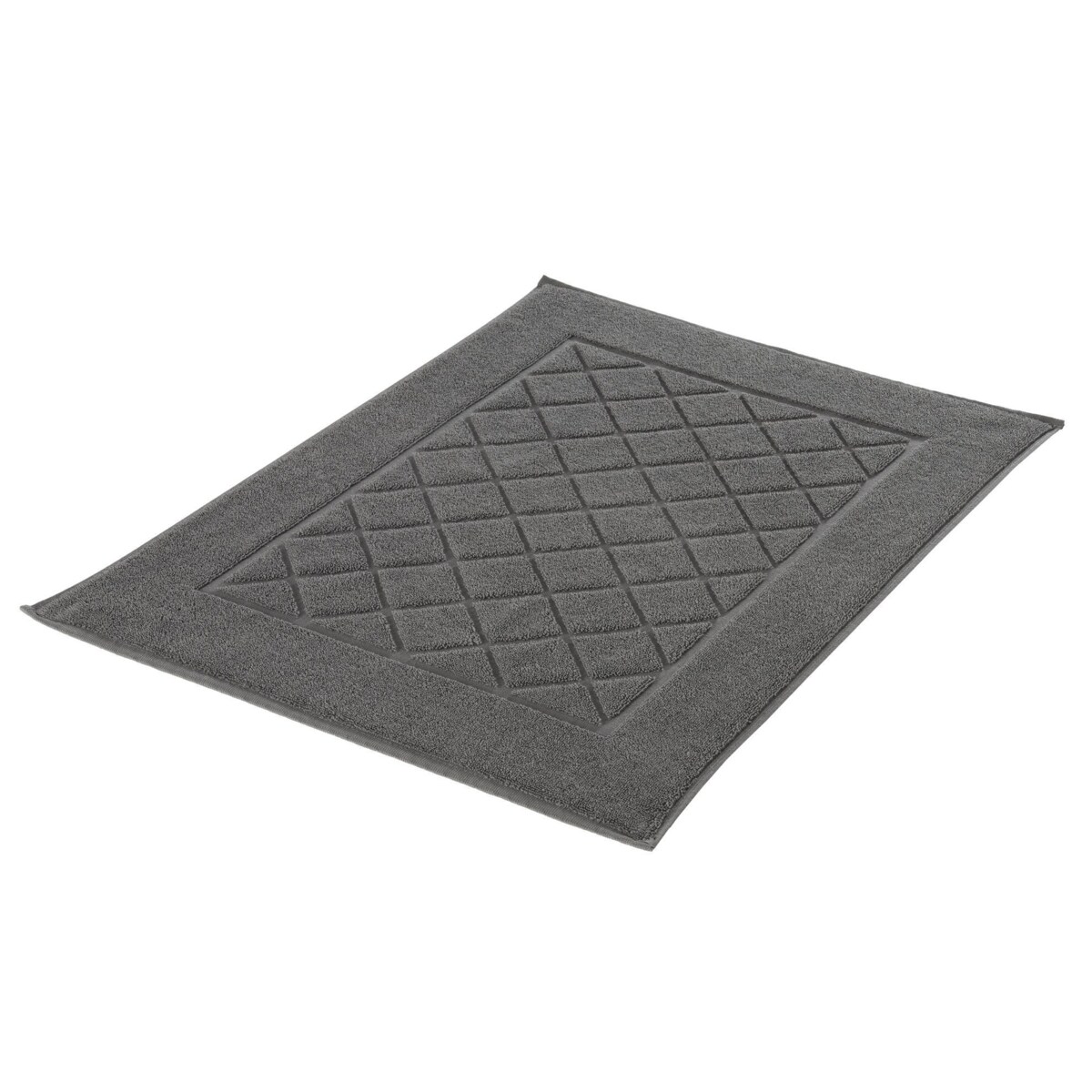 Kleine Wolke Bridge Ekologiczny Dywanik Frotte ciemny szary 50x 70 cm ECO LIVING