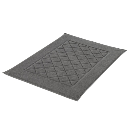 Kleine Wolke Bridge Ekologiczny Dywanik Frotte ciemny szary 50x 70 cm ECO LIVING