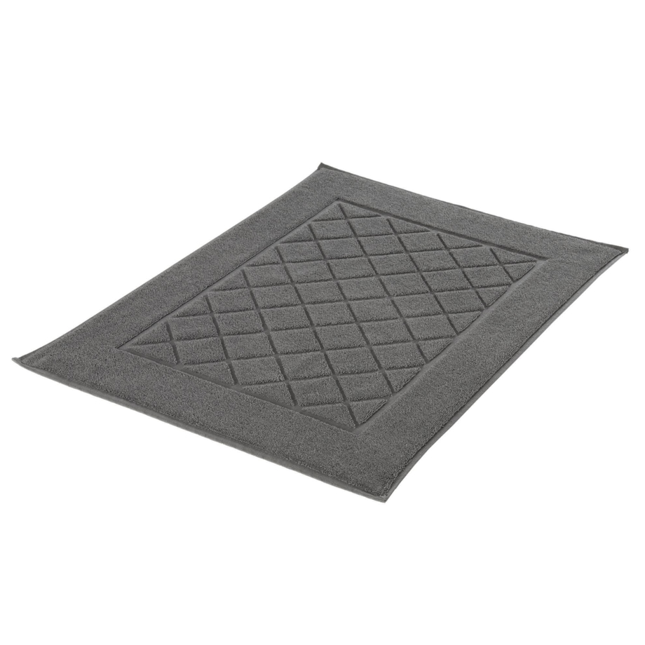 Kleine Wolke Bridge Ekologiczny Dywanik Frotte ciemny szary 50x 70 cm ECO LIVING