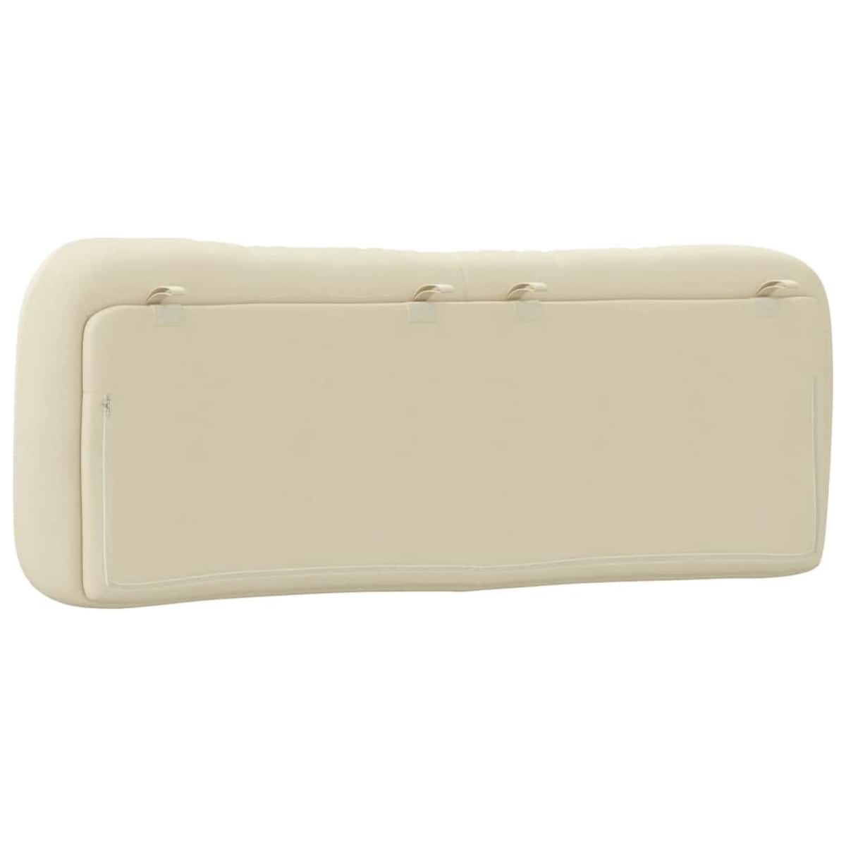 vidaXL Poduszka na wezgłowie, Hvar, kremowa, 120 cm, tkanina