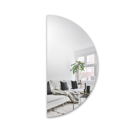Lustro łazienkowe połówka kółka - HELENA