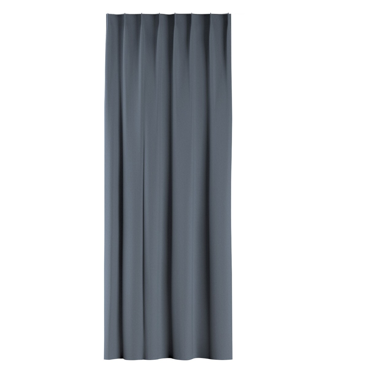 Zasłona na haczykach flex pojedynczych 130x260 granatowy