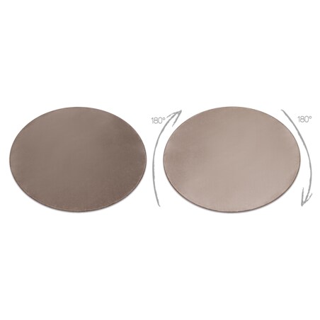 Dywan koło SEDUCTION taupe 49 miękka, koło 170 cm