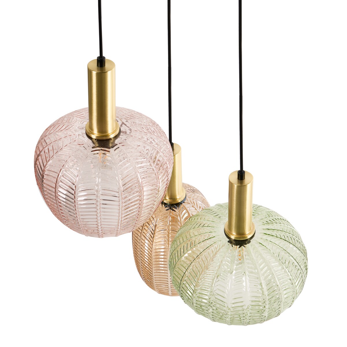 Lampa wisząca NJORO Szkło Kolorowy