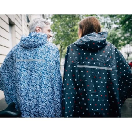 Peleryna przeciwdeszczowa Poncho Paisley Blue