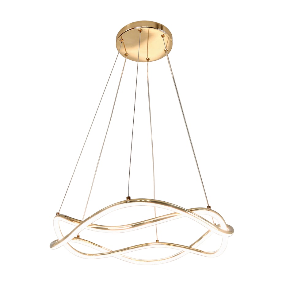 Lampa wisząca Light Prestige Twist złoty LED CCT 3000K/4000K/6000K (regulowana) 1 szt.