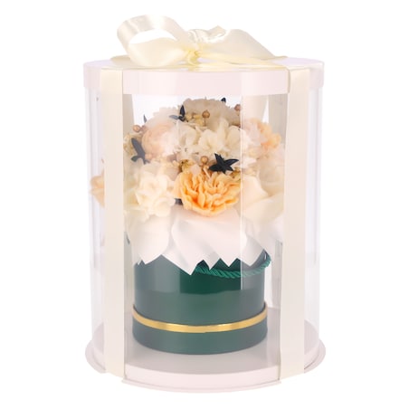 Świeca sojowa ZAPACHOWA bukiet FLOWERBOX handmade prezent CANDELA ENCANTADA