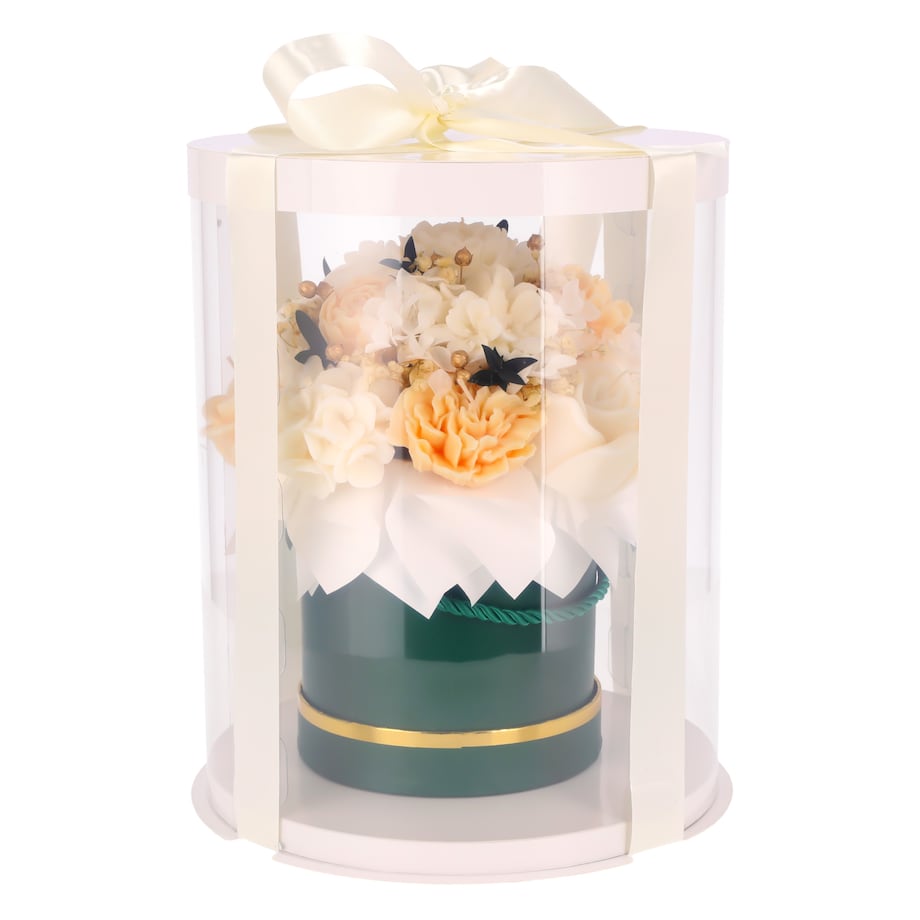 Świeca sojowa ZAPACHOWA bukiet FLOWERBOX handmade prezent CANDELA ENCANTADA