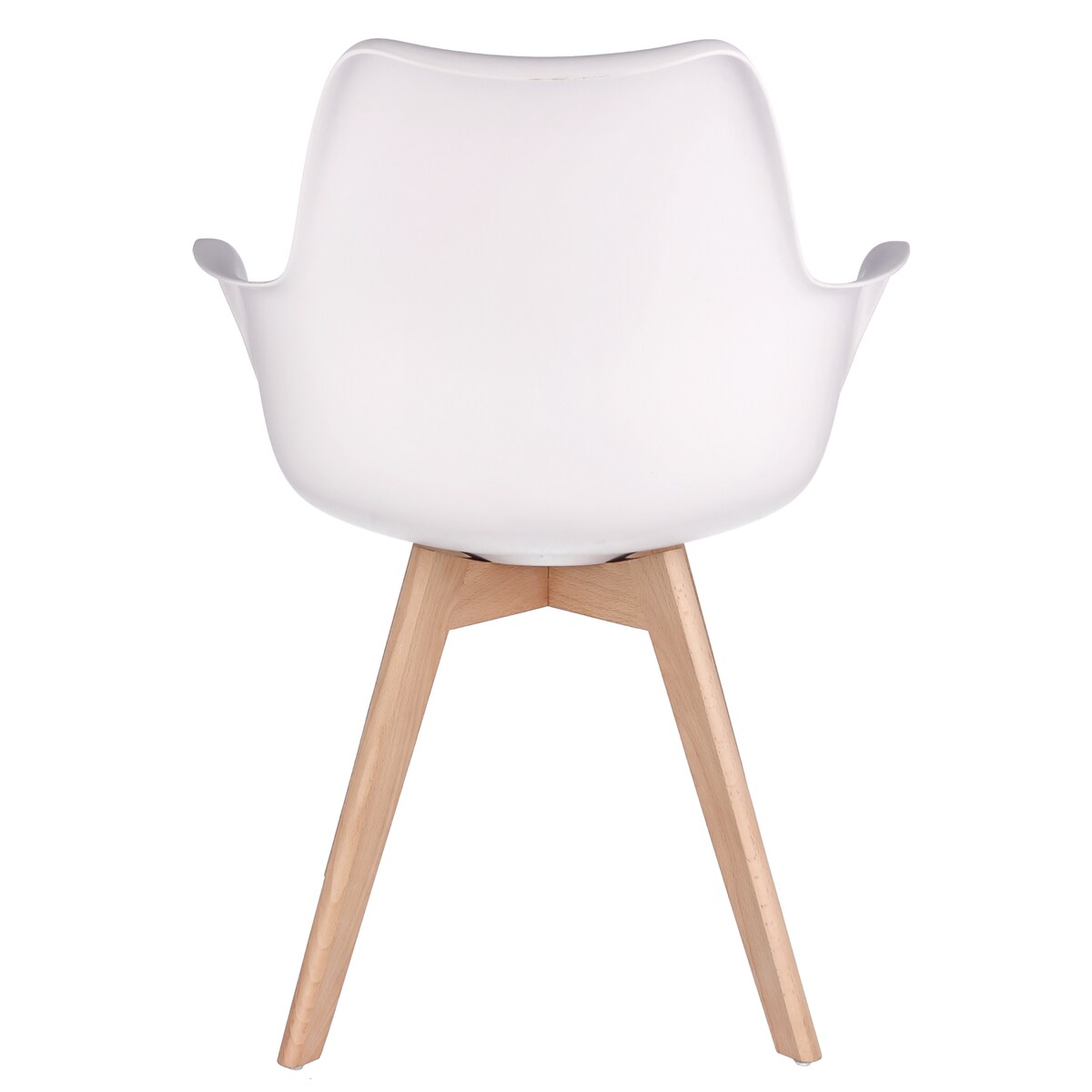 Krzesło wygodne profilowane ORLEAN białe