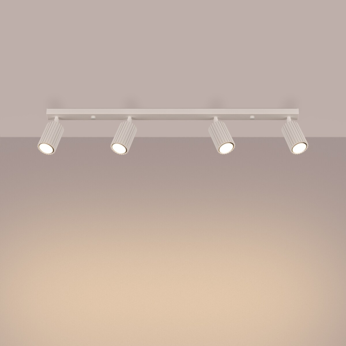 Plafon KARBON 4L beżowy