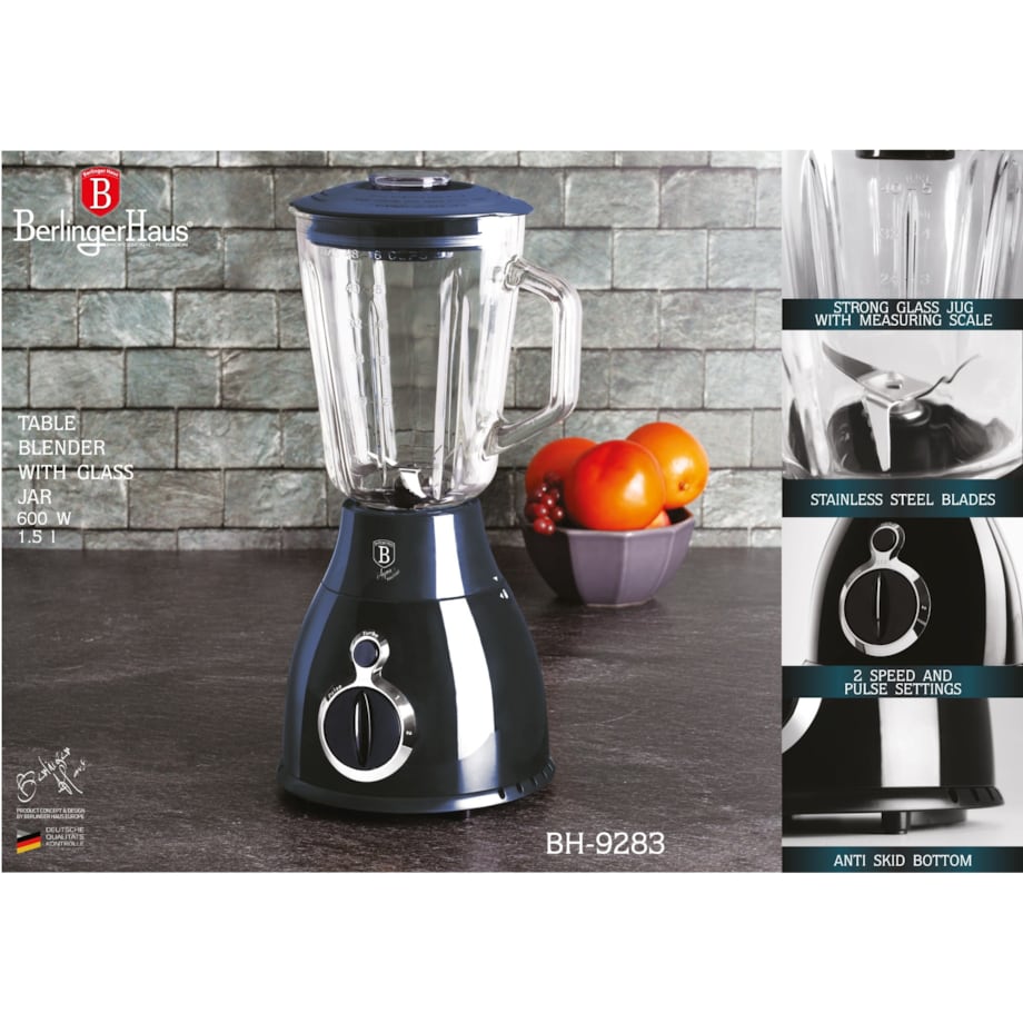 Blender kielichowy 1.5L BERLINGER HAUS Aquamarine