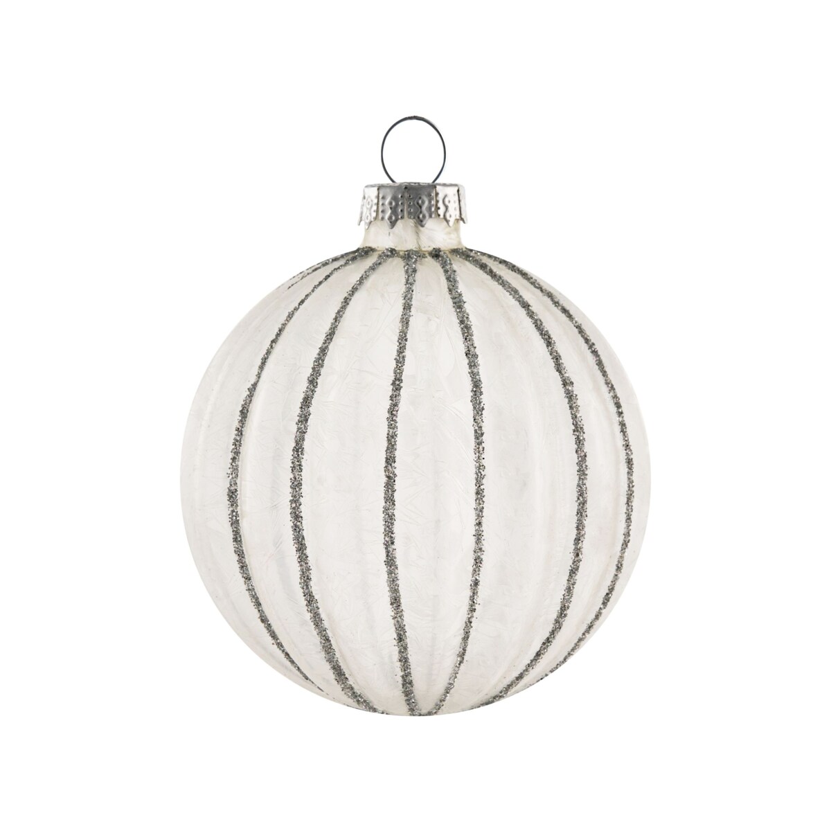 Zestaw 35 bombek SNOWFALL Szkło Niebieski