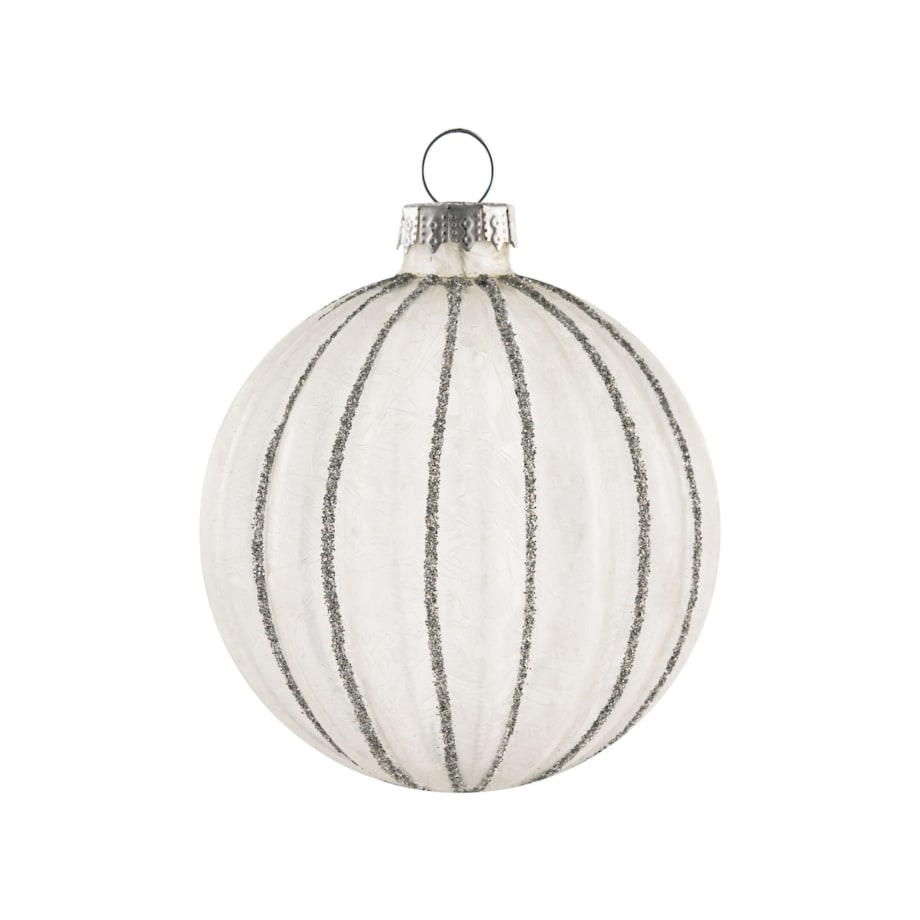 Zestaw 35 bombek SNOWFALL Szkło Niebieski