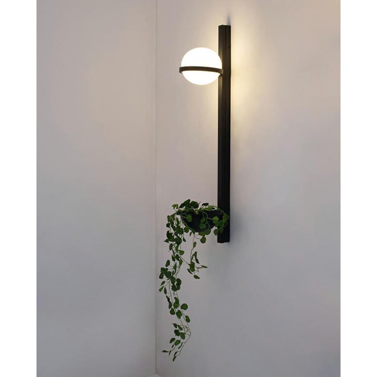 Ścienna lampa Plant Wall MSE010400222 Moosee LED 16W 3000K kwietnik czarny