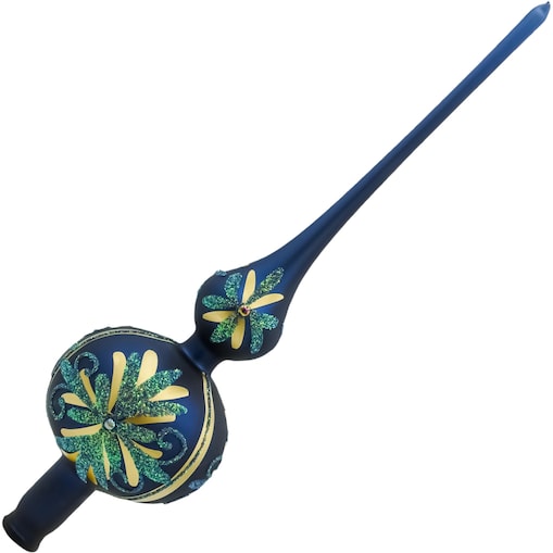 Bombka choinkowa: Czubek na choinkę: Szafirowa Gwiazda