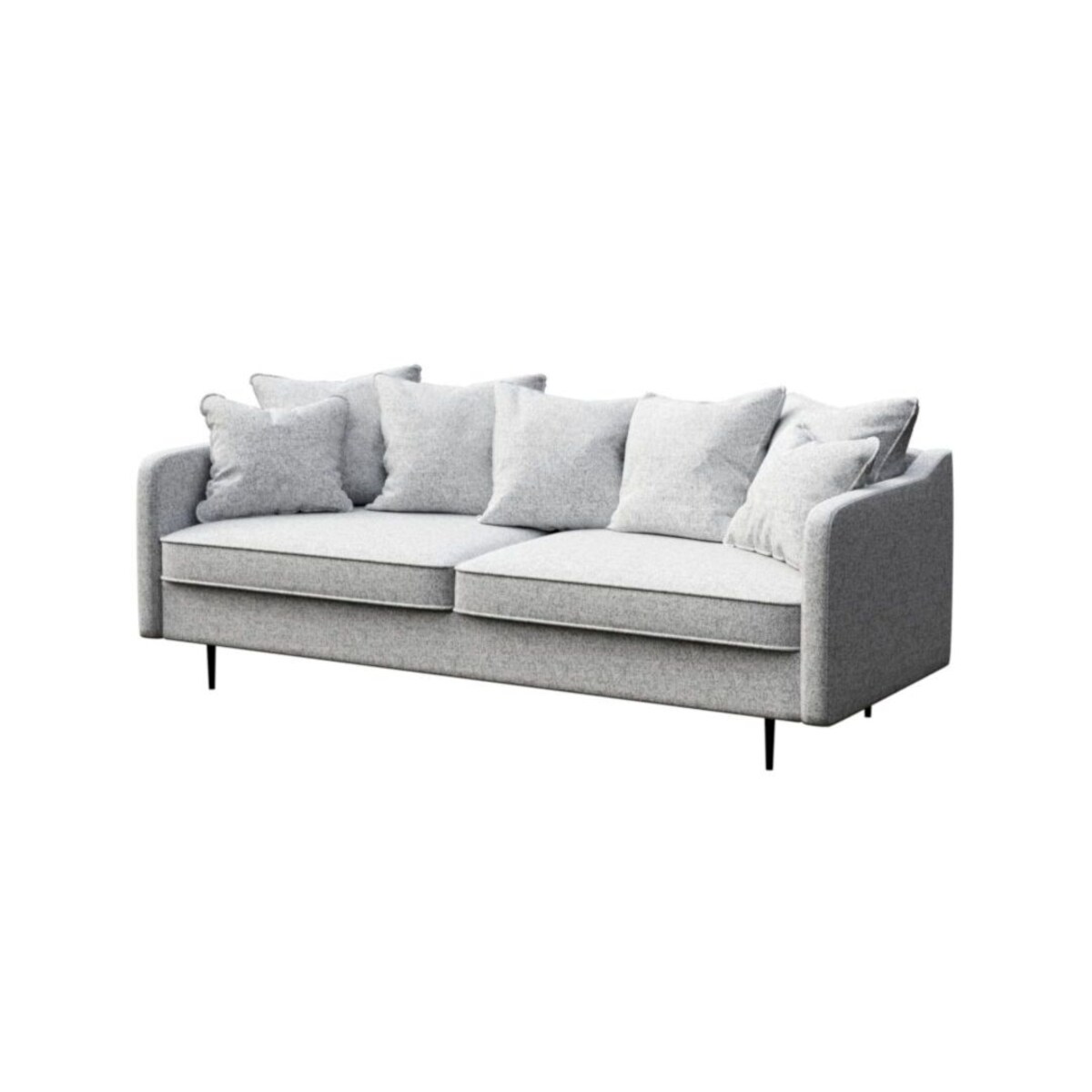 Esme 3-osobowa sofa - jasnoszara