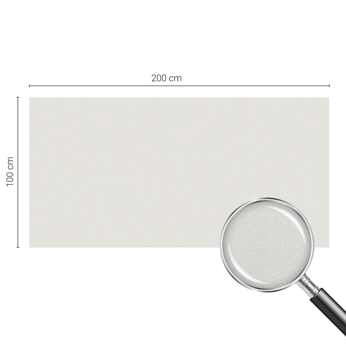 Okleina okienna chroniąca prywatność - Odcień jasnoszarej bieli minimalistyczna elegancja - 200x100 cm