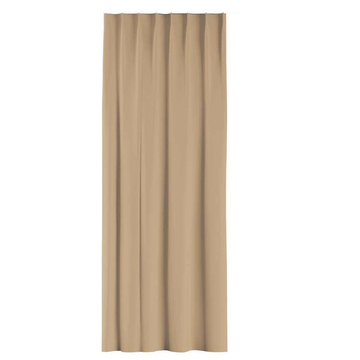 Zasłona na haczykach flex pojedynczych 130x245 złocisty beż
