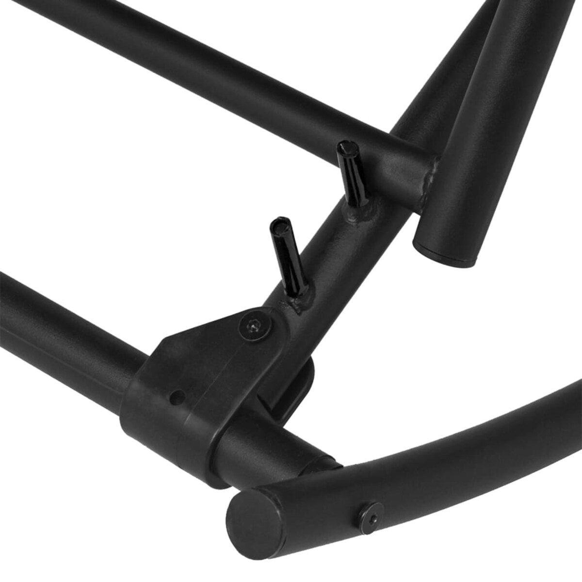 vidaXL Bujane krzesło ogrodowe, stal i tworzywo textilene, czarne