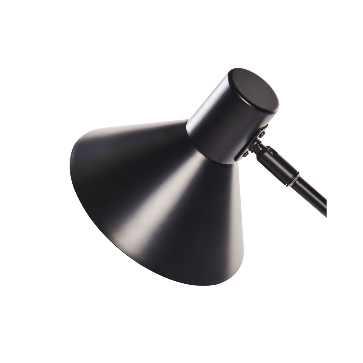 Lampa stołowa metalowa czarna PINKEEN