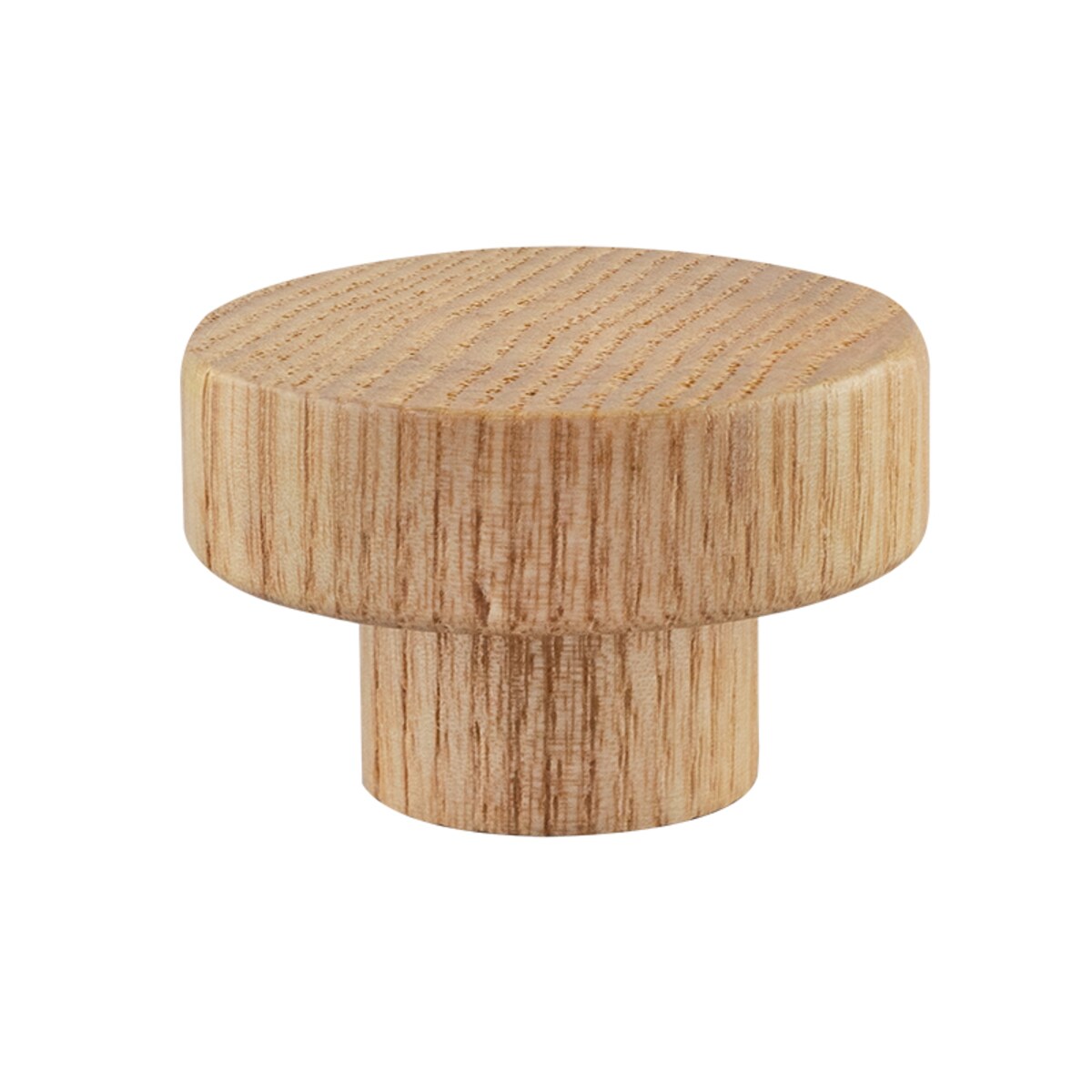 Gałka meblowa drewniana uchwyt do mebli szafek szuflad okrągły dąb