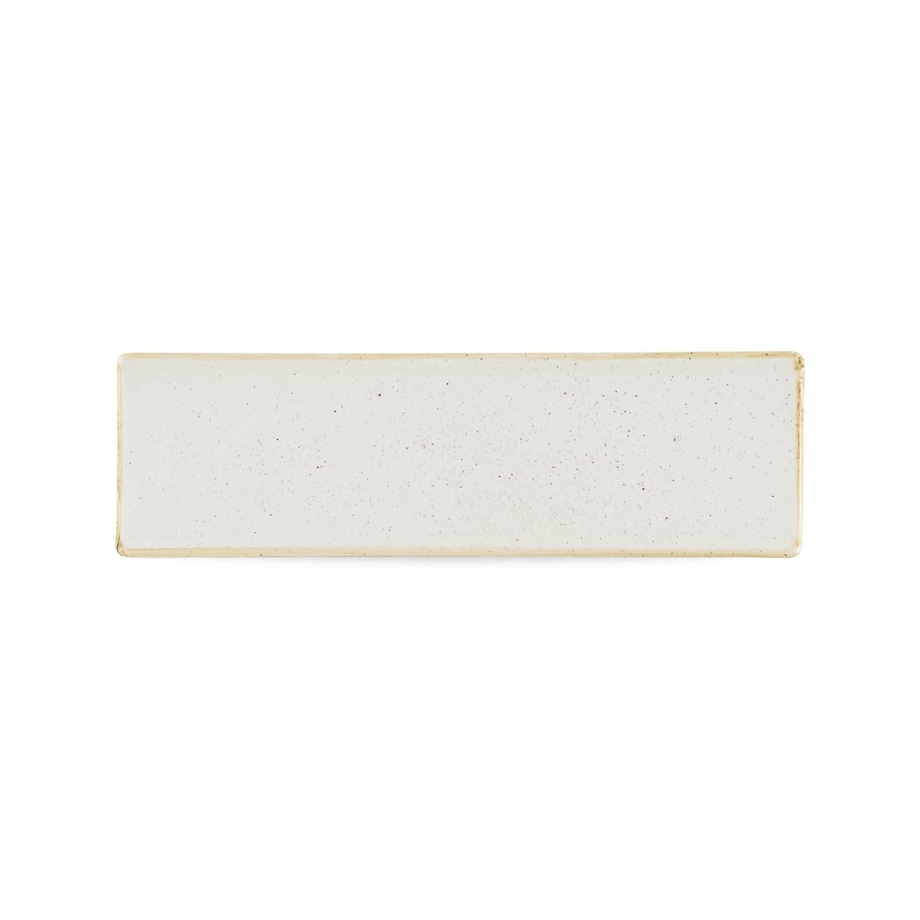 Taca porcelanowa Stonecast Barley White, 300x90mm