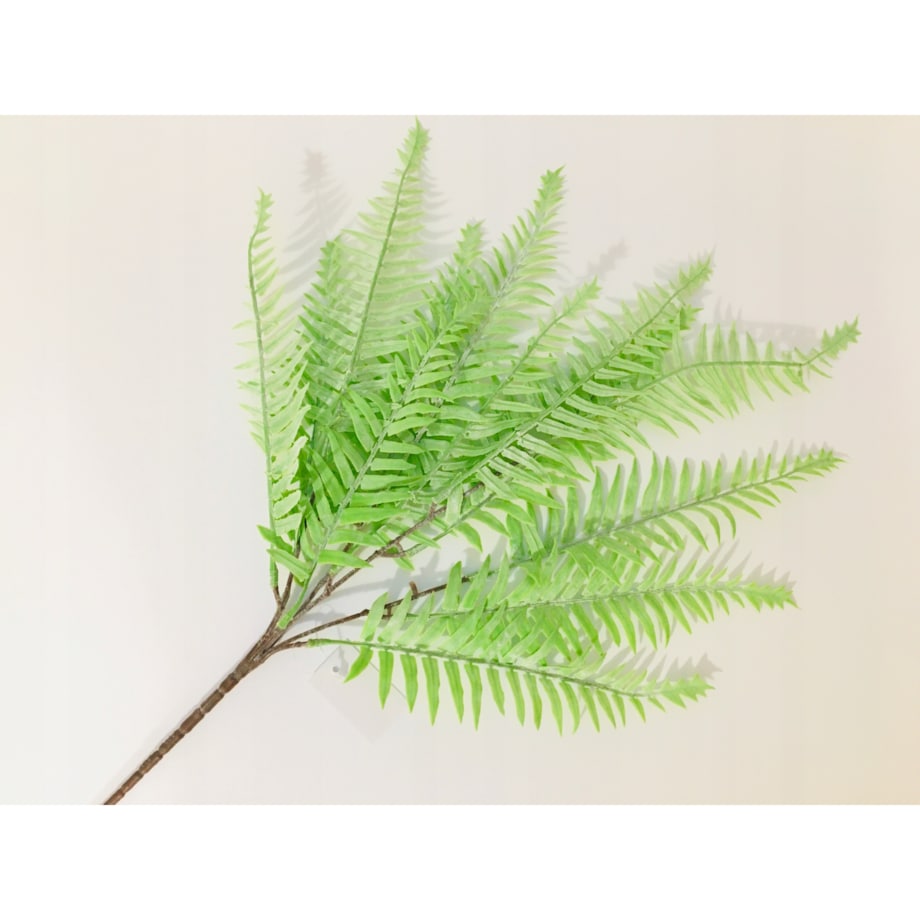 LIŚĆ gałązka PAPROTKA sztuczna do bukietu stroika jesienna 50cm wiązanki