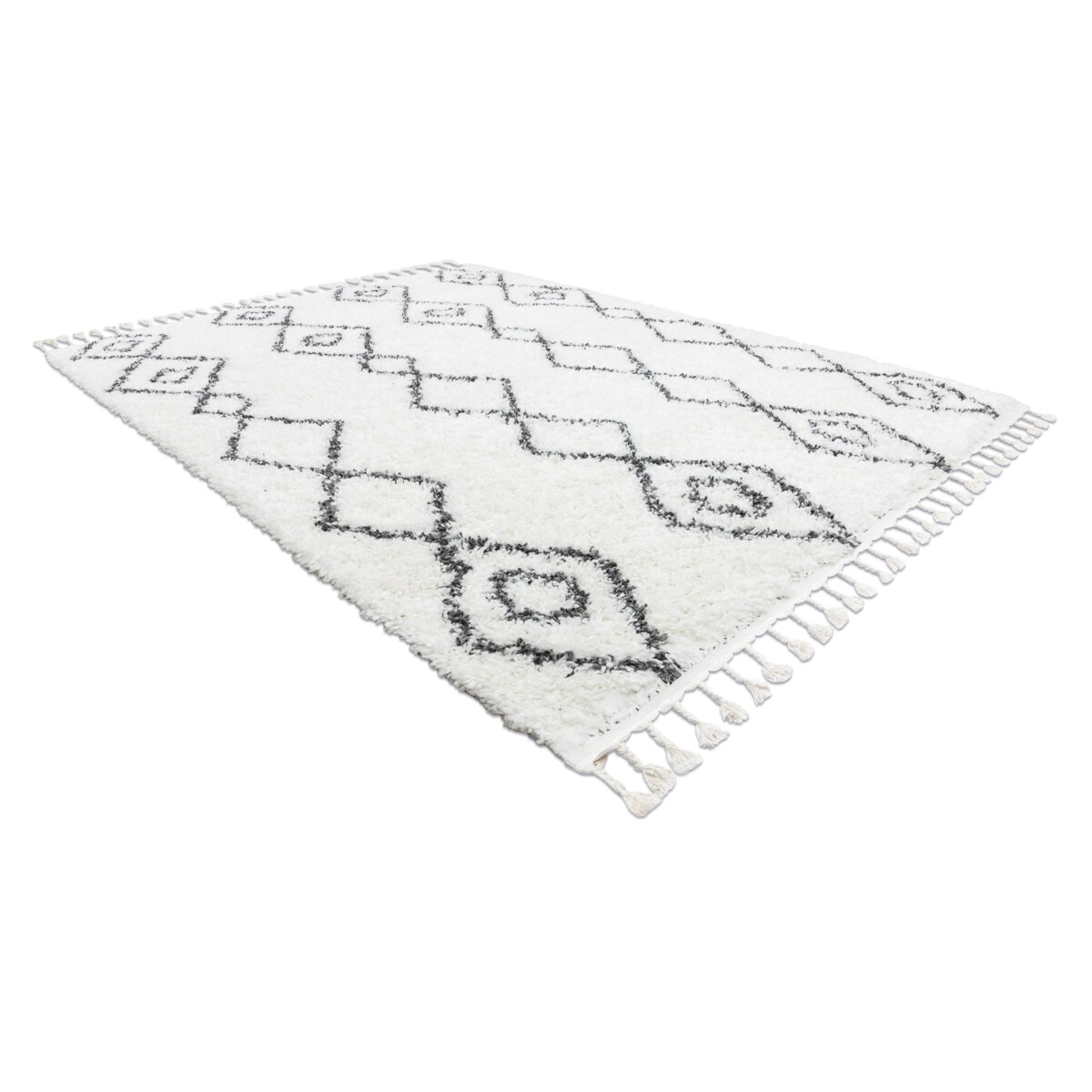 Dywan UNION 3374 Romby, łańcuch krem / 140x190 cm