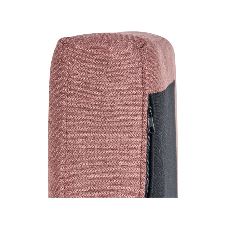 Narożnik 4-osobowy lewostronny różowy brąz BREDA