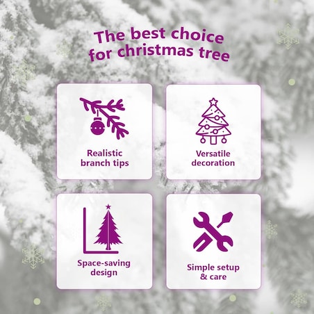 vidaXL Sztuczna choinka ze stojakiem, połówka, biała, 180 cm, PVC