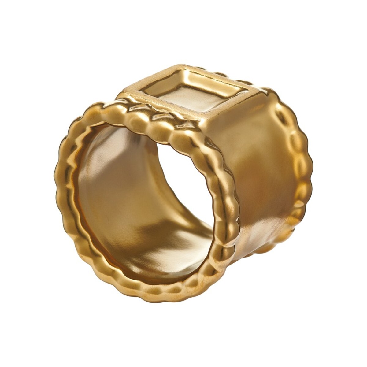 VILLA ITALIA Obrączki na serwetki złote porcelanowe 6 sztuk MESTIERE GOLD