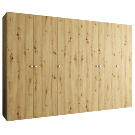 Szafa uchylna otwierana PARMA 1 300 wys. 202 cm Artisan + u. Srebrny