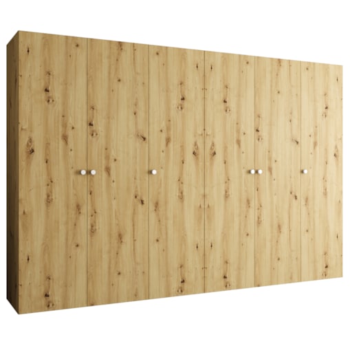 Szafa uchylna otwierana PARMA 1 300 wys. 202 cm Artisan + u. Srebrny