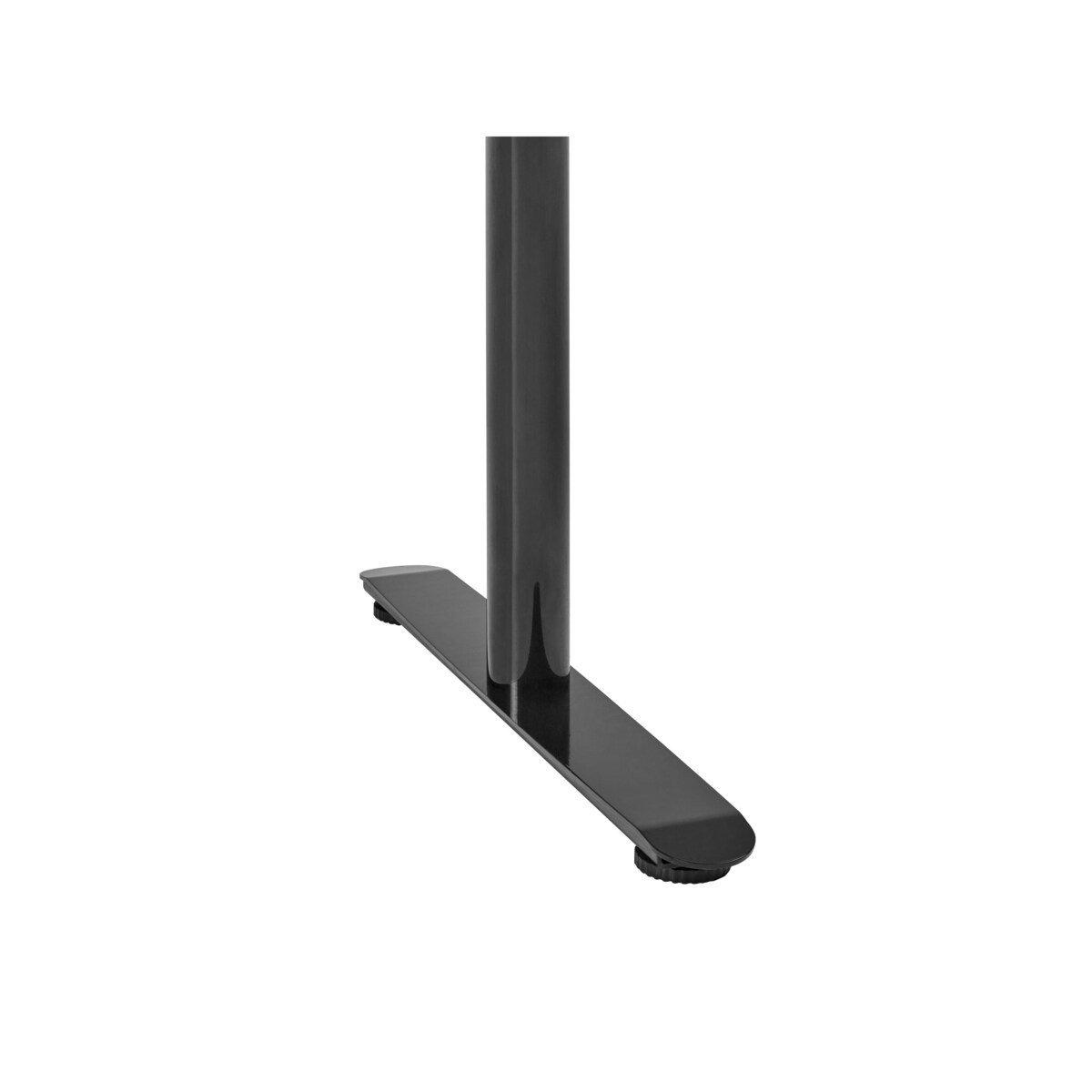 Biurko regulowane manualnie DESTINAS Czarny/ jasny brąz 160 cm 72 cm