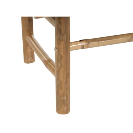 Stolik ogrodowy drewno bambusowe 80 x 45 cm jasny TODI