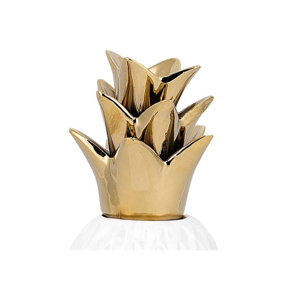 Figurka ananas biała TYANA