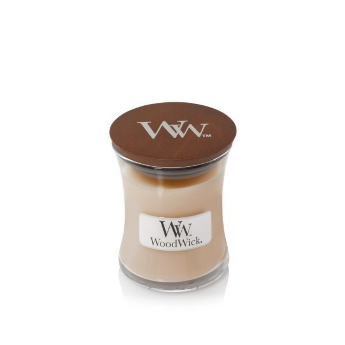 WoodWick świeca mała WHITE HONEY