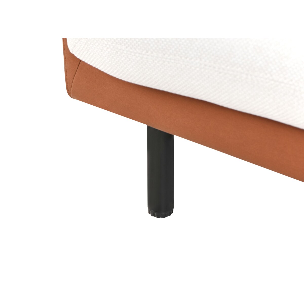 Sofa VORGOD Złamana biel dla 2 osób