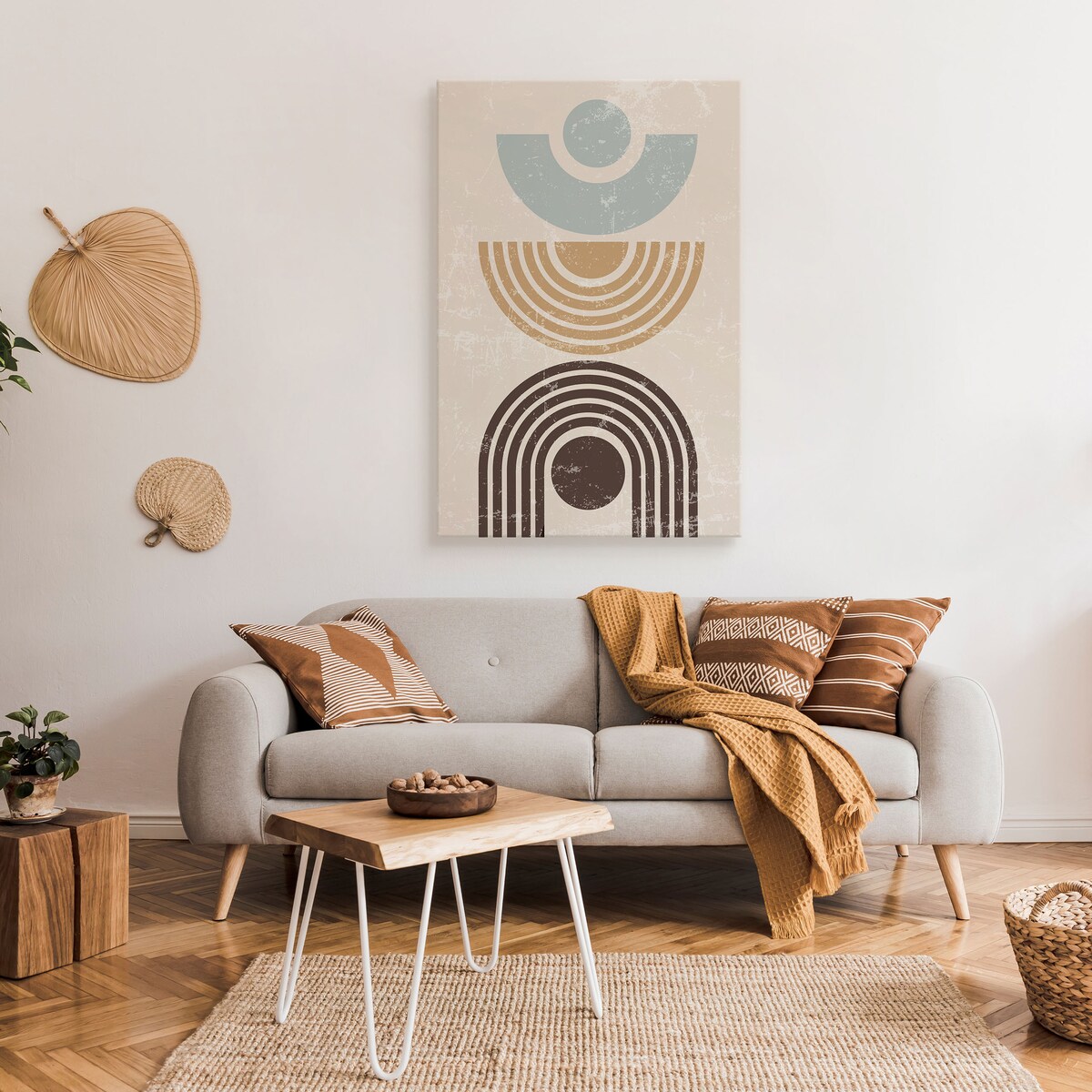 Obraz Beżowe Wzory Boho Style 80x120cm