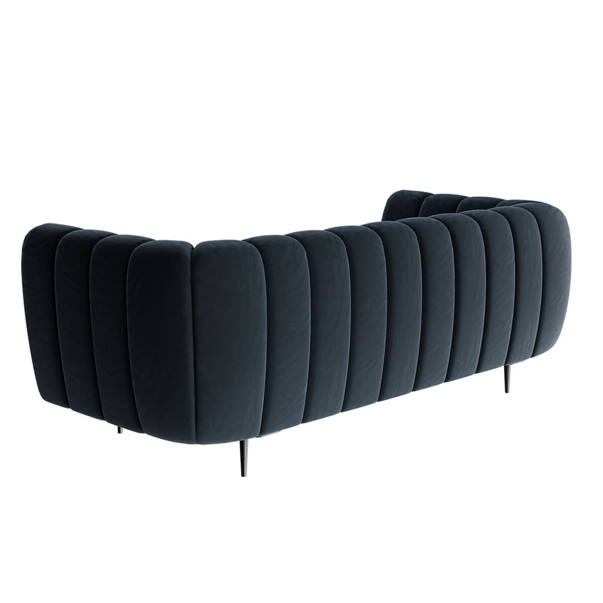 Shel 3-osobowa sofa - ciemnoniebieska