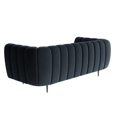 Shel 3-osobowa sofa - ciemnoniebieska