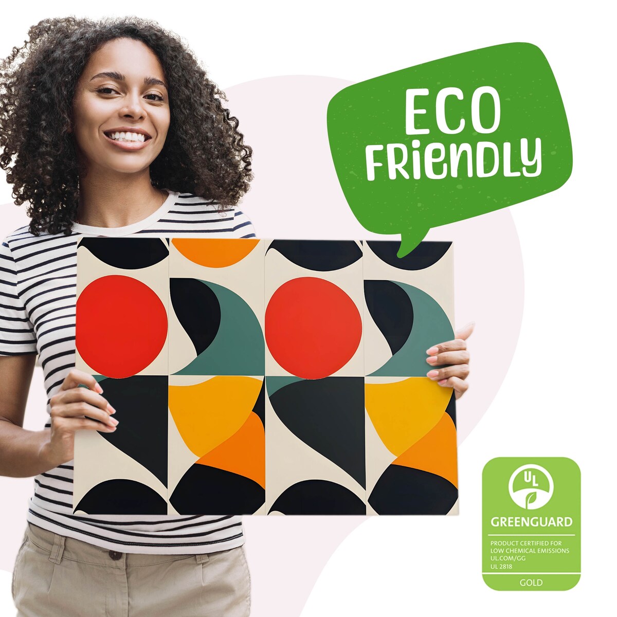 Obraz Ścienny Do Salonu Sypialni Abstrakcyjne Ornamenty Styl Vintage 70x50cm