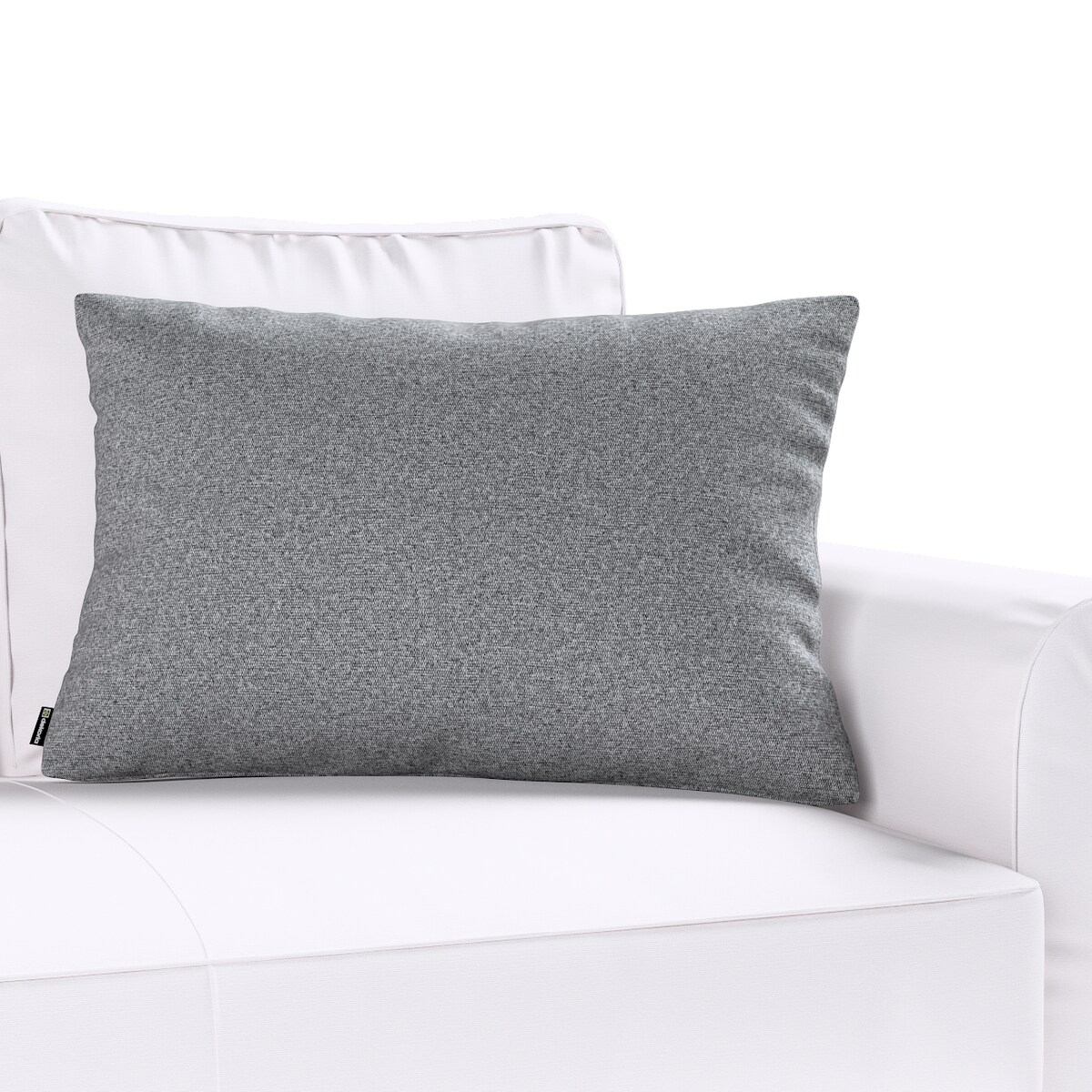 Poszewka Kinga na poduszkę prostokątną 60x40 ciemno szary melanż