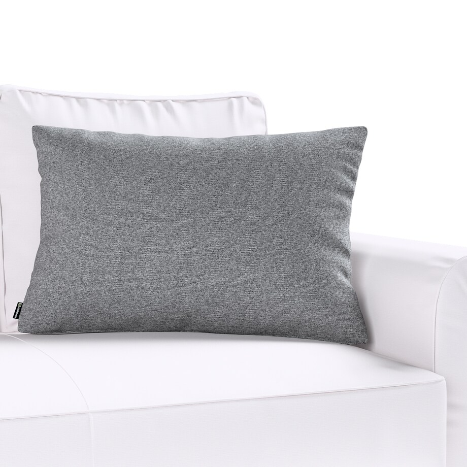 Poszewka Kinga na poduszkę prostokątną 60x40 ciemno szary melanż
