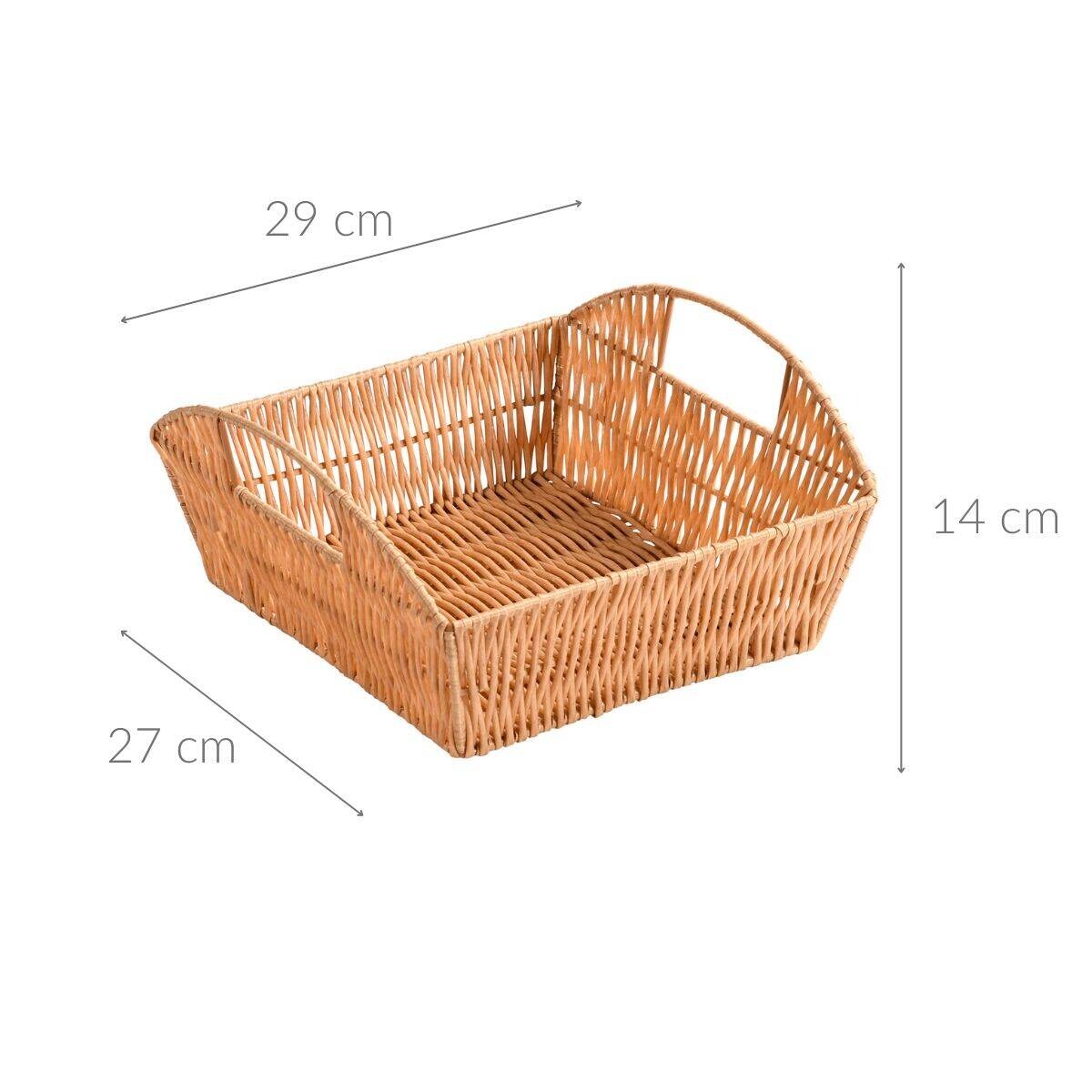 Koszyk na pieczywo z uchwytami, 29 x 27 cm, Kesper