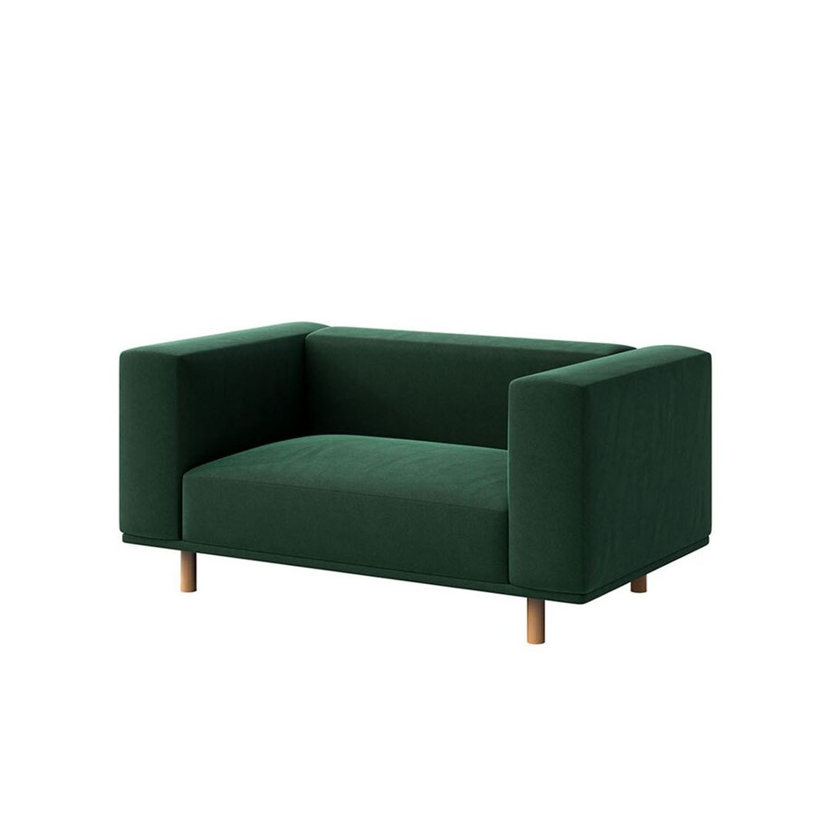 Kukumo sofa 2 osobowa Ciemnozielona